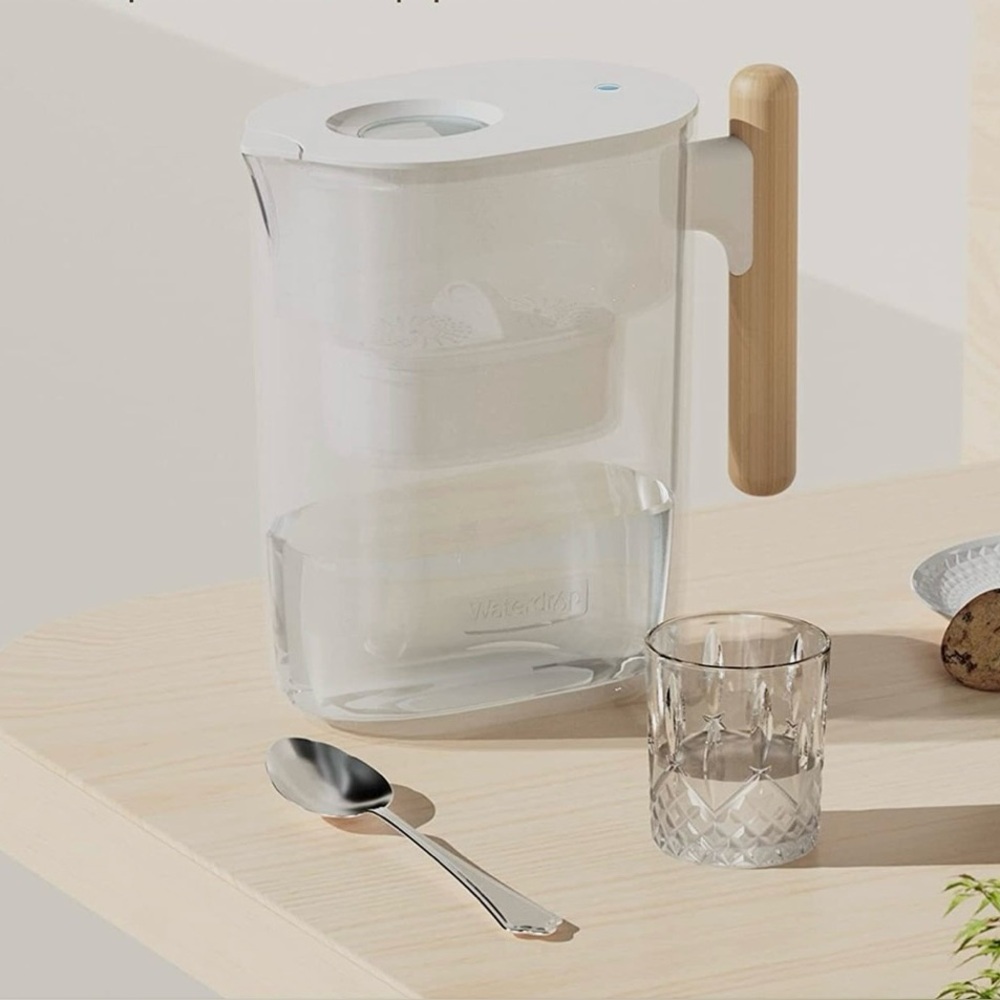 NIB Waterdrop Chubby pH+ Alkaline Filter Modern Pitcher #0130262
